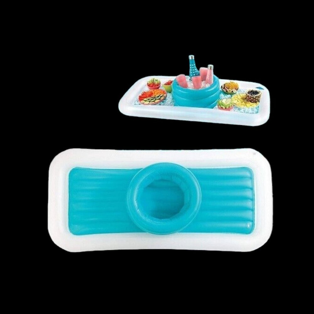 Inflatable Cooler Raft Float Buffet Bar Drinks Cooler Lot 2 New In Box - Picture 6 of 8